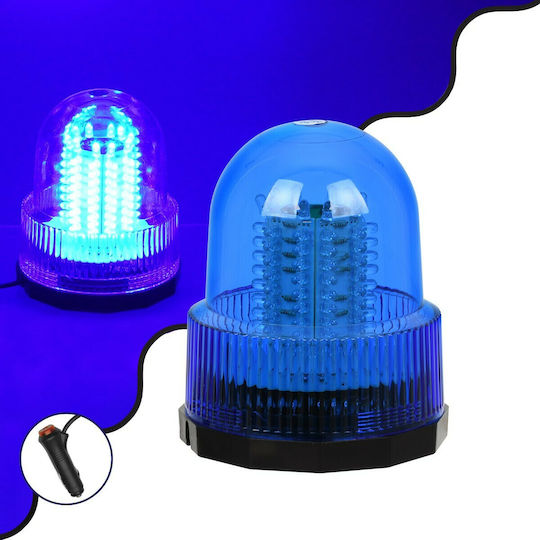 GloboStar Φάρος Αυτοκινήτου LED 10 - 30V Αδιάβροχος με Μπλε Φωτισμό