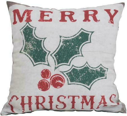 Fylliana Christmas Decorative Pillow "Xmas Mistletoe" Square Multicolour 40x40cm