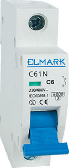 Elmark 1-Pole Automatic Circuit Breaker 10A 41510C