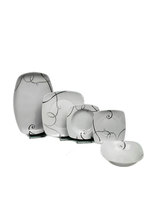 Karvounis White Porcelain Dinnerware Set 20pcs