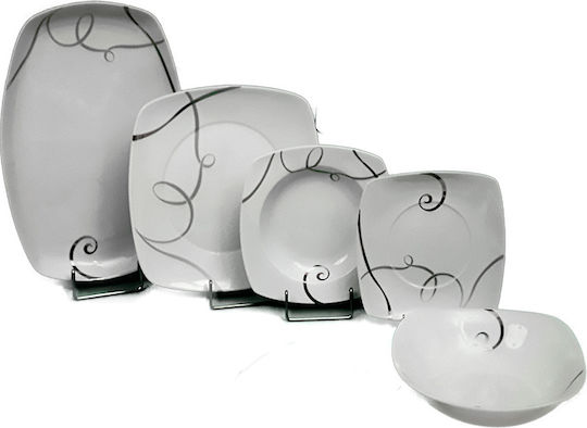 Karvounis White Porcelain Dinnerware Set 20pcs