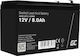 Green Cell Батерия UPS с Капацитет 8Ах и Напрежение 12V AGM46 1бр