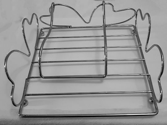 Karvounis Serviettenhalter Silber 17cm ER-SC0008