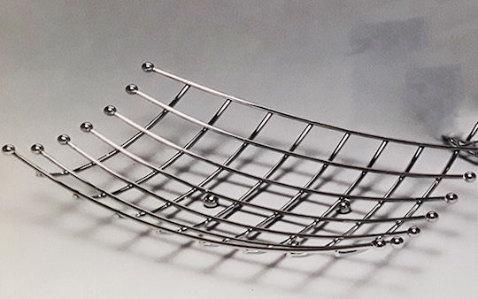 Karvounis Fruit Bowl Metallic Silver