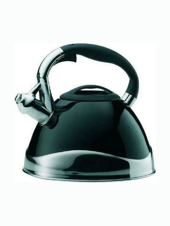 Kela Ambition Rostfreier Stahl Teekanne Schwarz 3000ml