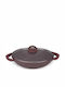 Muhler A Wok Made of Cast Aluminum with Lid with Stone Coating 32cm