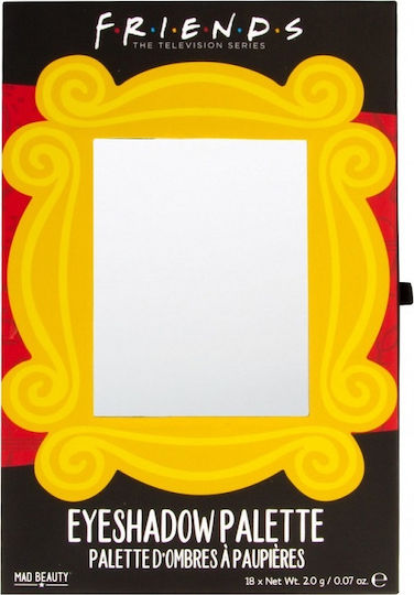 Mad Beauty Friends Frame Eyeshadow Palette Palette mit Gepressten Lidschatten in Mehrfarbiger Form