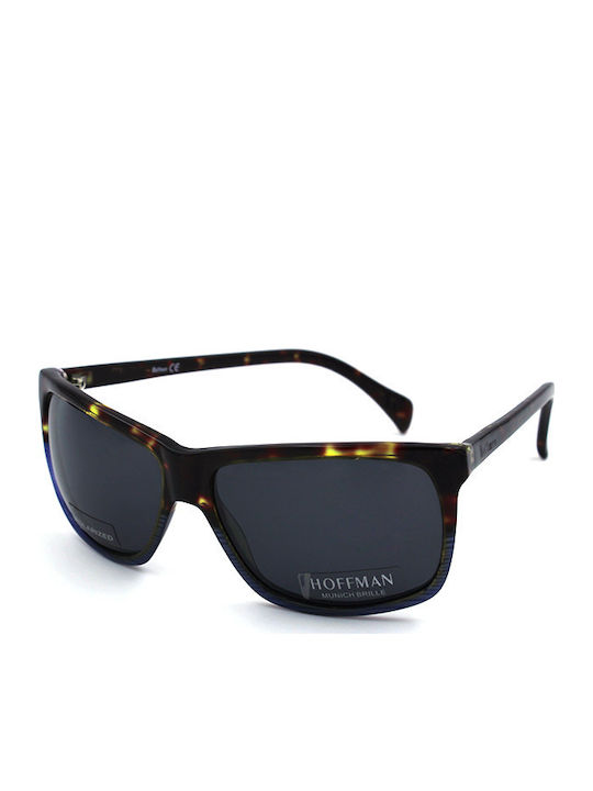 Hoffman Sunglasses Brown with Acetate Frame & Gray Lens