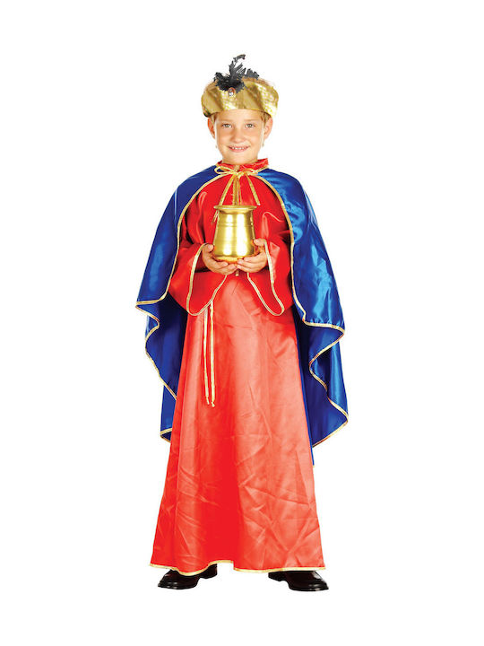 Kids Christmas Costume Wizard Wizard Red