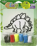 Plasticines Dinosaurs for 3+ Years, 6pcs