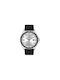 Watch Battery with Black Leather Strap