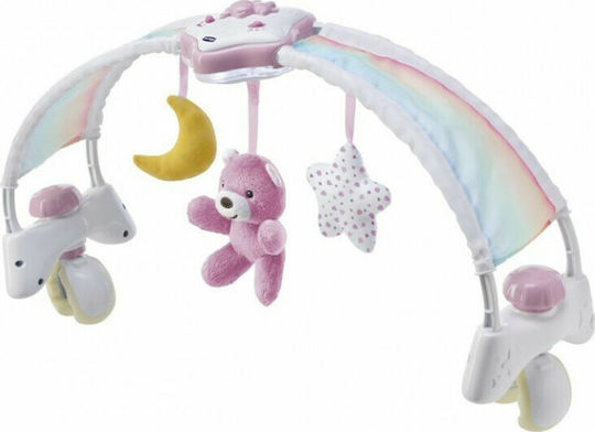 Chicco Bar Light Toy for Cot with Music First Dreams 2 In 1 Rainbow Sky Pink