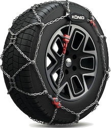 Konig XG Cross No 246 Anti Skid Chains with 9mm Thickness for Passenger and 4x4 Vehicle 2pcs