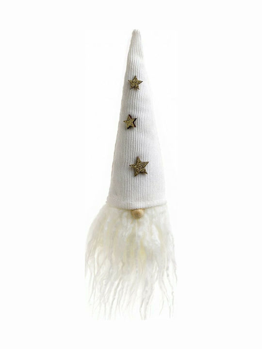 Inart Christmas Figure Dwarf White Height 30cm