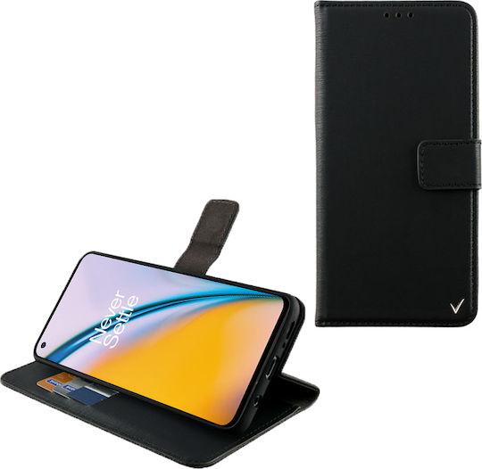 Volte-Tel Allure Magnet Wallet Piele artificială Negru (OnePlus Nord 2)
