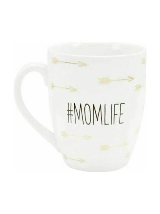 Pearhead Momlife Ceramic Cup White