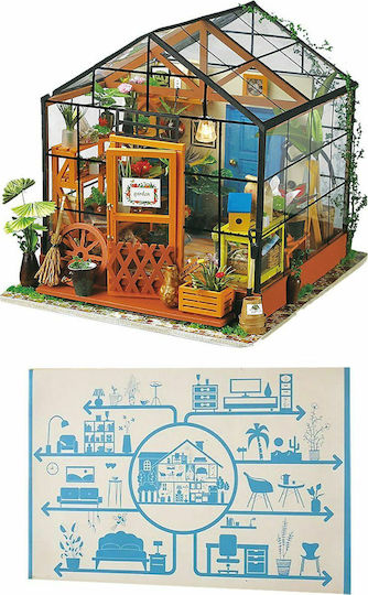 ToyMarkt Miniaturspielzeug Haus Gewächshaus Batterie (Verschiedene Designs/Sortimente von Designs) 1 Stk 971120