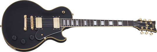 Schecter Solo II Custom Electric Guitar with SS Pickup Configuration Aged Black Satin
