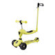 Kids Scooter Fun 3-Wheel with Seat Yellow