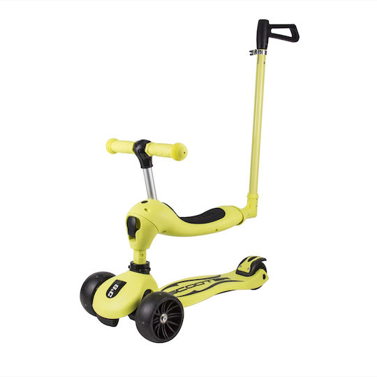 Kids Scooter Fun 3-Wheel with Seat Yellow