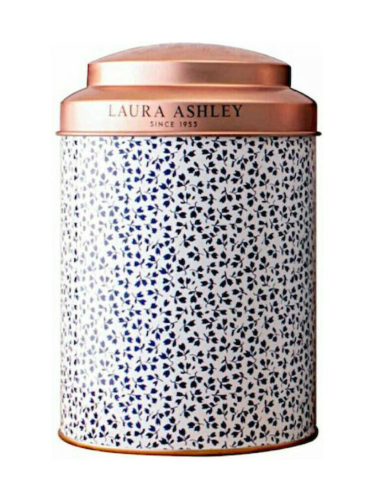 Laura Ashley Floris Vase General Use with Lid Metallic 12x12x18cm 1pcs