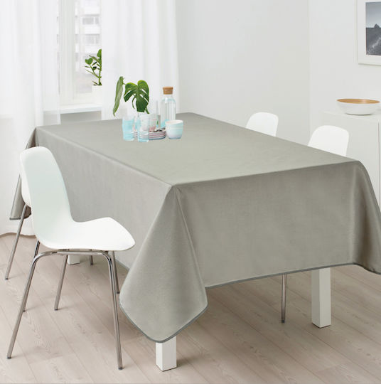 Flamingo Τραπεζομάντηλο Ροτόντα Αλέκιαστο Beige Φ150εκ.