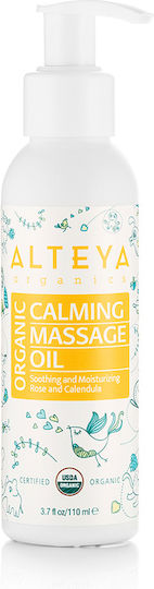 Alteya Organics Organic Calming Massage Oil Öl für Feuchtigkeit 125ml