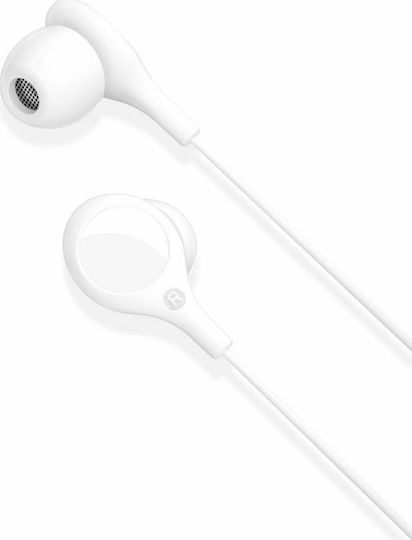 XO EP46 In-ear Handsfree με Βύσμα 3.5mm Λευκό