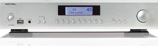 Rotel A14 MKII Ολοκληρωμένος Ενισχυτής Hi-Fi Stereo 150W/4Ω Ασημί