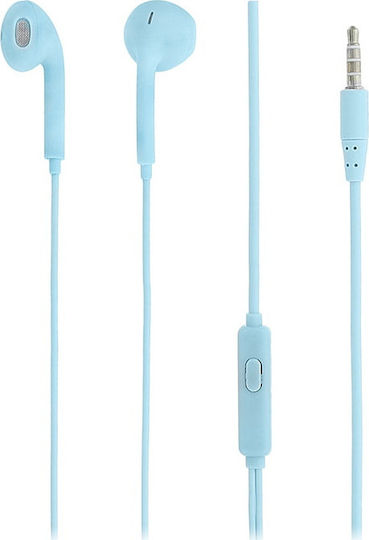 Tellur Fly Earbuds Handsfree με Βύσμα 3.5mm Γαλάζιο