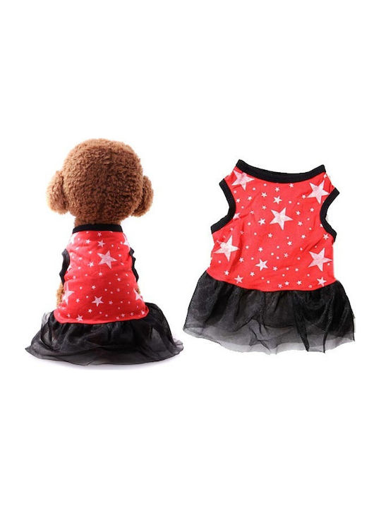 Value Imports Stars Hunde-Kleid Rotes Mittel 30cm CL057MR