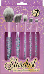 W7 Cosmetics Stardust Set 5 Stück Make-up Pinsel & Schwämme