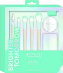 EcoTools Professional Synthetic Make Up Brush Set Eye Shine Bright 7pcs