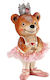 Ballerina Bear ornament 11cm