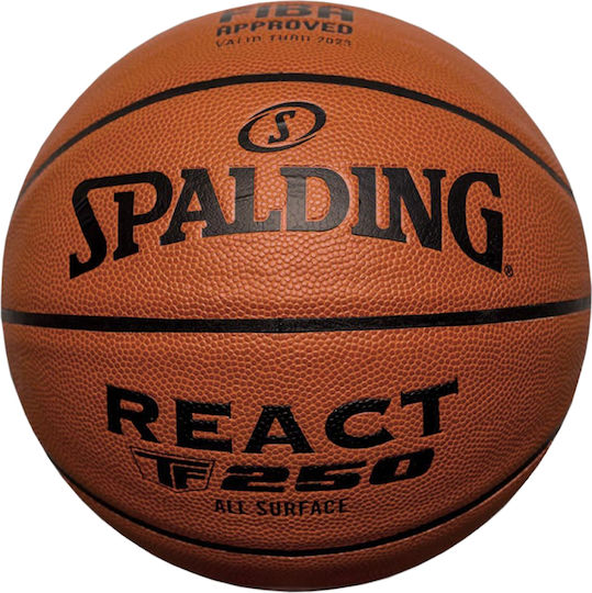 Spalding React TF-250 Μπάλα Μπάσκετ Indoor/Outdoor