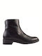 Leather Women's Ankle Boots Black