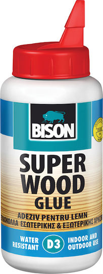 Bison Super Wood Glue Дървено лепило Бяло 750гр 1бр