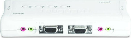 Trendnet TK-409K KVM & Data Switch με Audio / USB / VGA