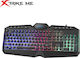 Xtrike Me KB-509 Gaming Πληκτρολόγιο με RGB φωτισμό (Αγγλικό US)