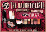 W7 Cosmetics The Naughty List Risque Essentials Σετ Μακιγιάζ για Πρόσωπο, Μάτια & Χείλη 5τμχ