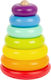 Small Foot Stacking Toy Rainbow Stacking Tower made of Wood for 12++ Months