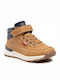 Ascot Kids Boots with Velcro Brown