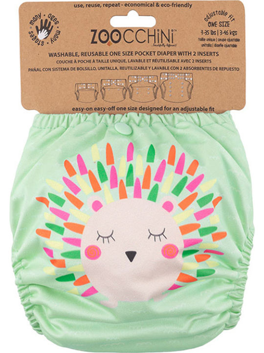 Zoocchini Arici Set scutece pentru copii Verde
