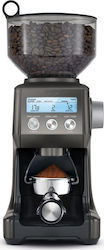 Sage Smart Grinder Pro Black Stainless Steel Electric Coffee Grinder 165W with 450g Capacity and 60 Grind Levels
