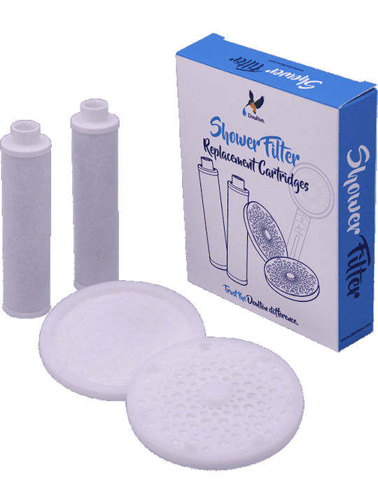 Doulton Water Filter Replacement for Shower made of Activated Carbon 2pcs