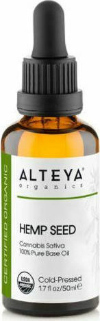 Alteya Organics Organic Cold Pressed Hemp Oil 50ml