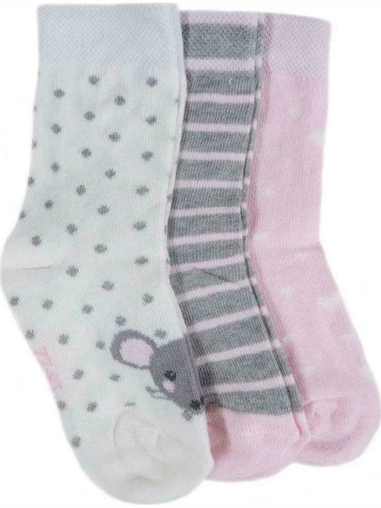 Ewers Παιδικές Κάλτσες Μακριές Πολύχρωμες 3 Ζευγάρια