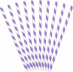 Straw Paper Purple 10pcs