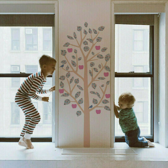 Mimi'lou Kinder Wandsticker Wand Apple Tree Blue