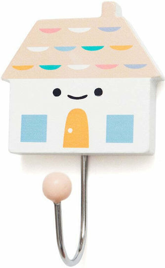 Petit Monkey Wooden Kids Wall Hanger 6.3x1.2x7cm